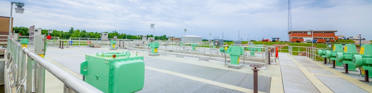 a water treatment plant