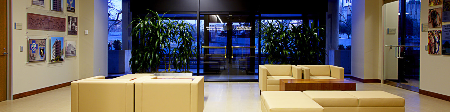 an office lobby area