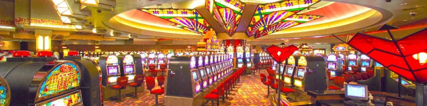 a casino game floor