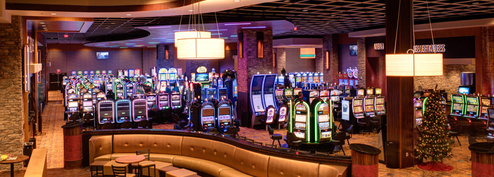 a game and lounge area of a casino