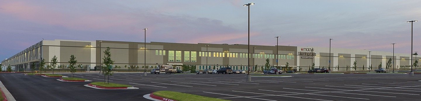 the exterior of macy's fulfillment warehouse