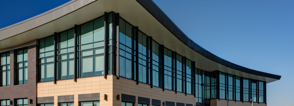 exterior of the Osage welcome center