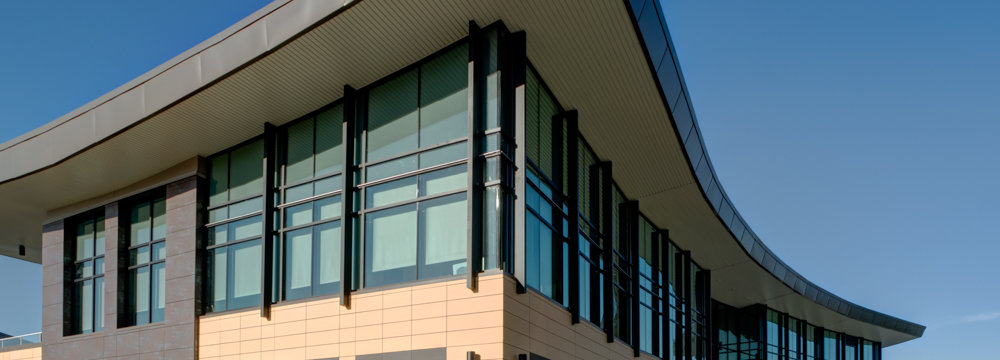 exterior of the Osage welcome center