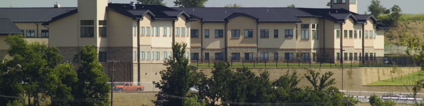 Exterior of an apartment complex