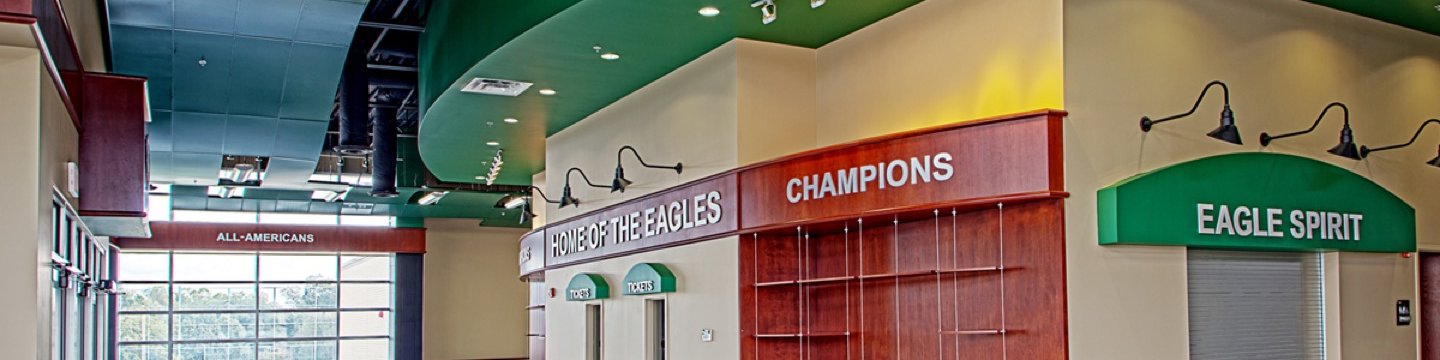 Edison field house lobby