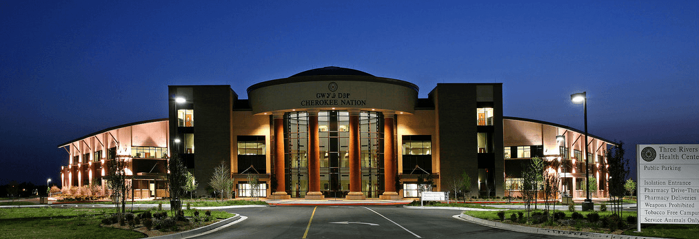 exterior of a cherokee nation health clinic