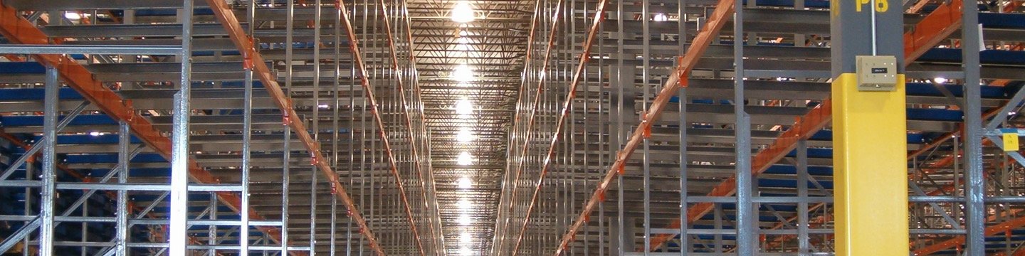 interior of walmart distribution center