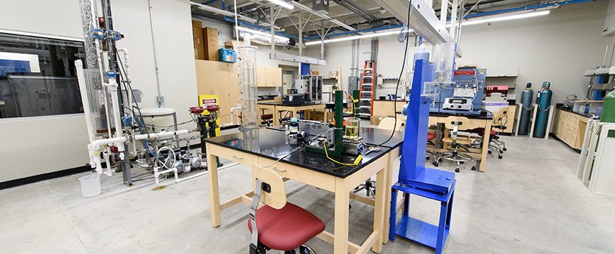 an industrial lab